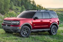 2022 Ford Bronco Sport front left in red